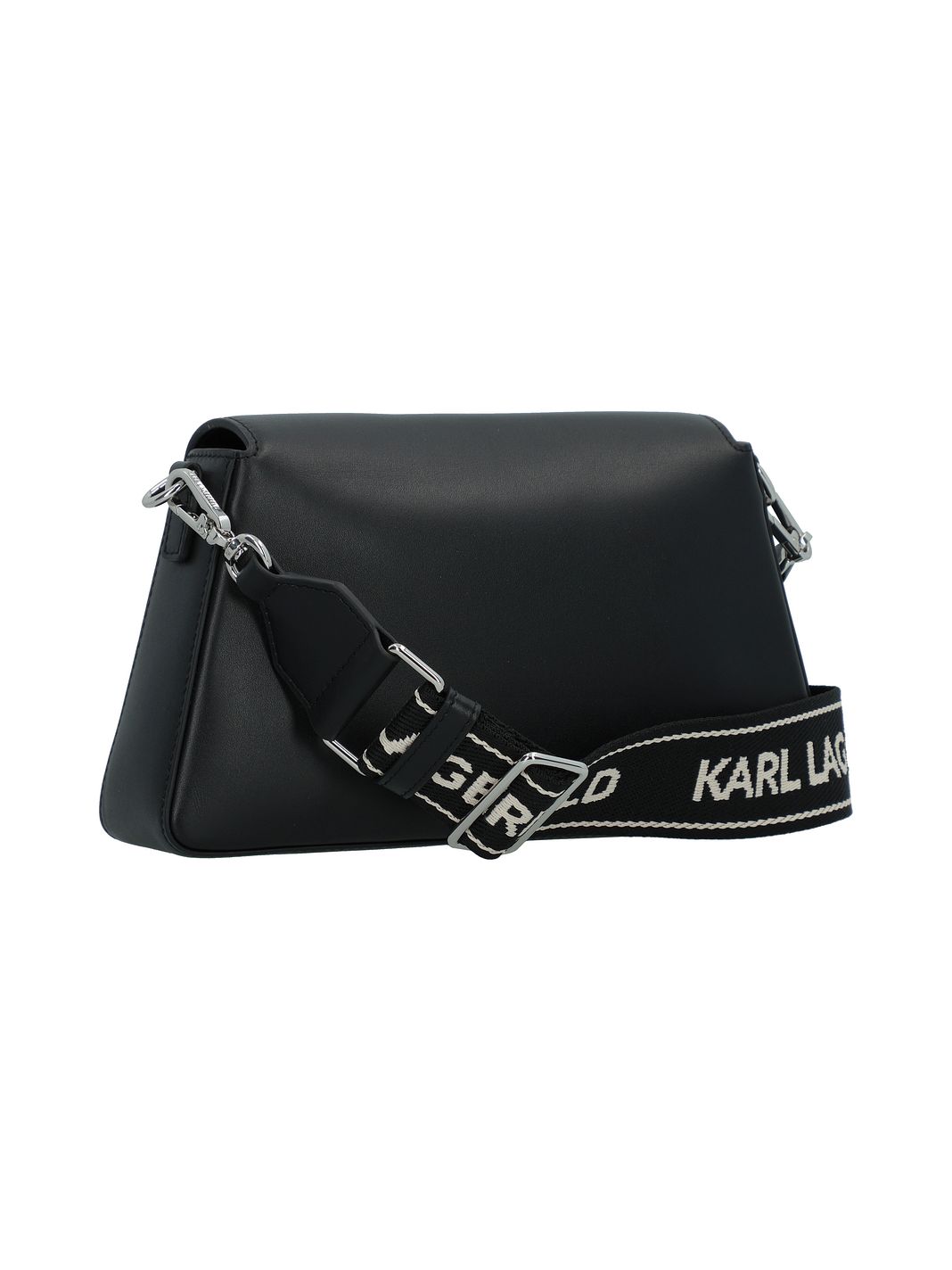 Karl Lagerfeld Ikon Borsa a tracolla Vera Pelle 25 cm Karl Lagerfeld Ikon Borsa a tracolla Vera Pelle 25 cm