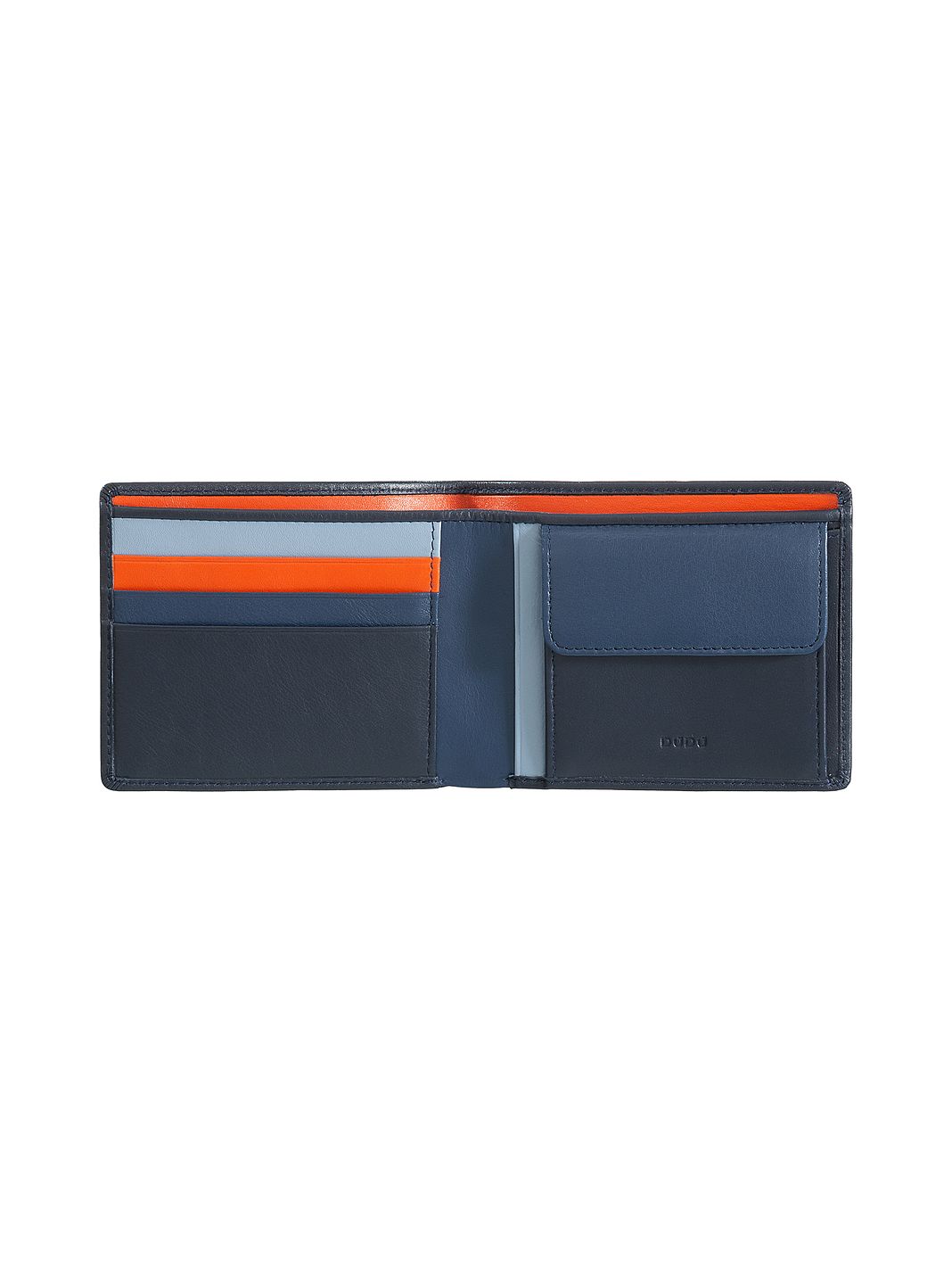 DuDu Azzorre Portafoglio Protezione RFID Vera Pelle 11 cm DuDu Azzorre Portafoglio Protezione RFID Vera Pelle 11 cm