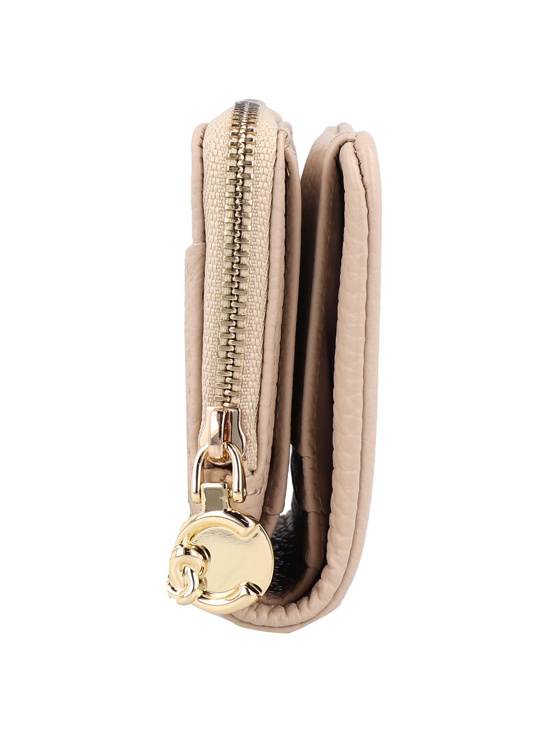 Coccinelle C-Me Softy Cartera Piel natural 12 cm Coccinelle C-Me Softy Cartera Piel natural 12 cm