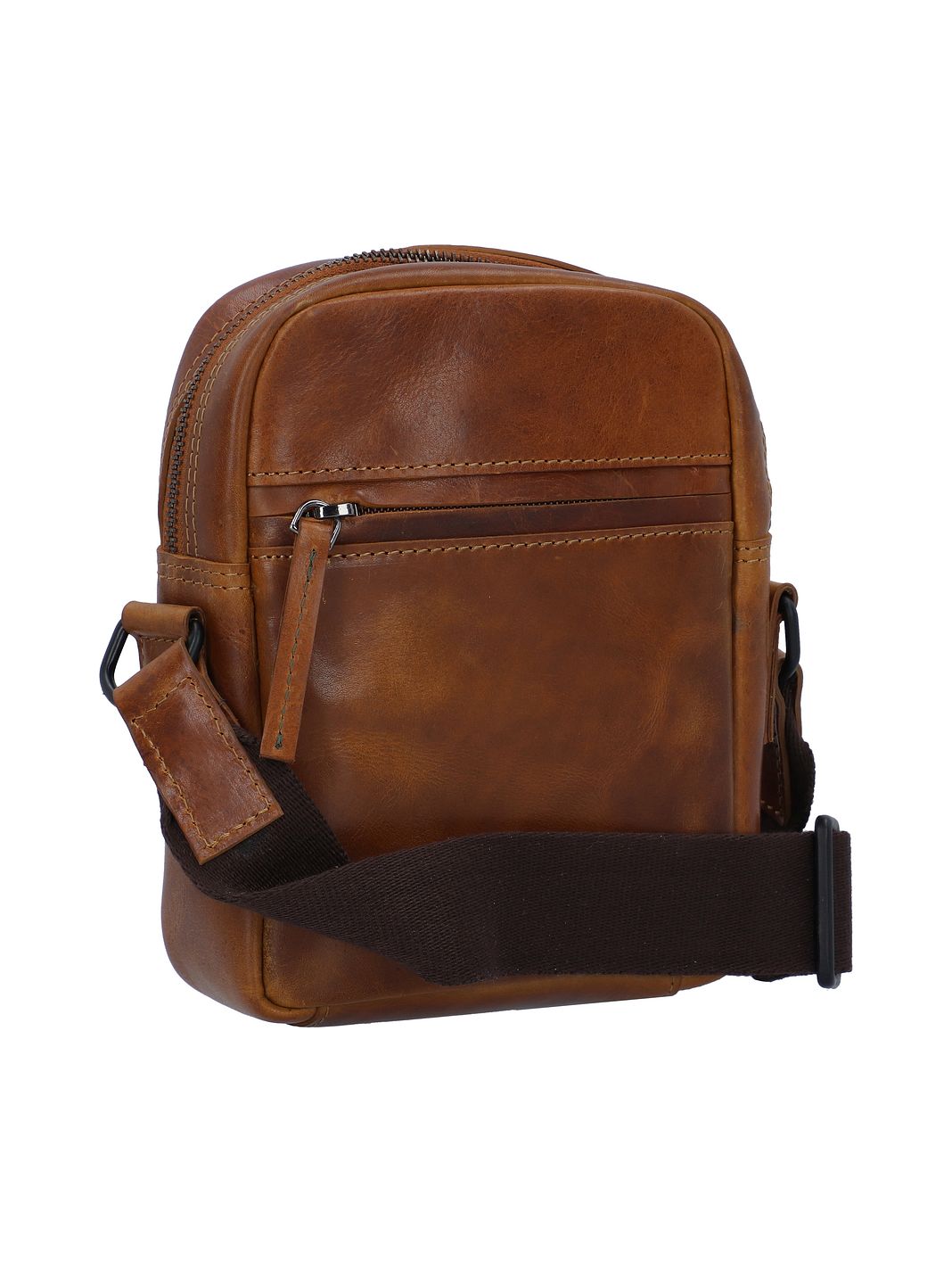 Greenburry Newport Mini bag crossbody-väska Läder 18 cm
