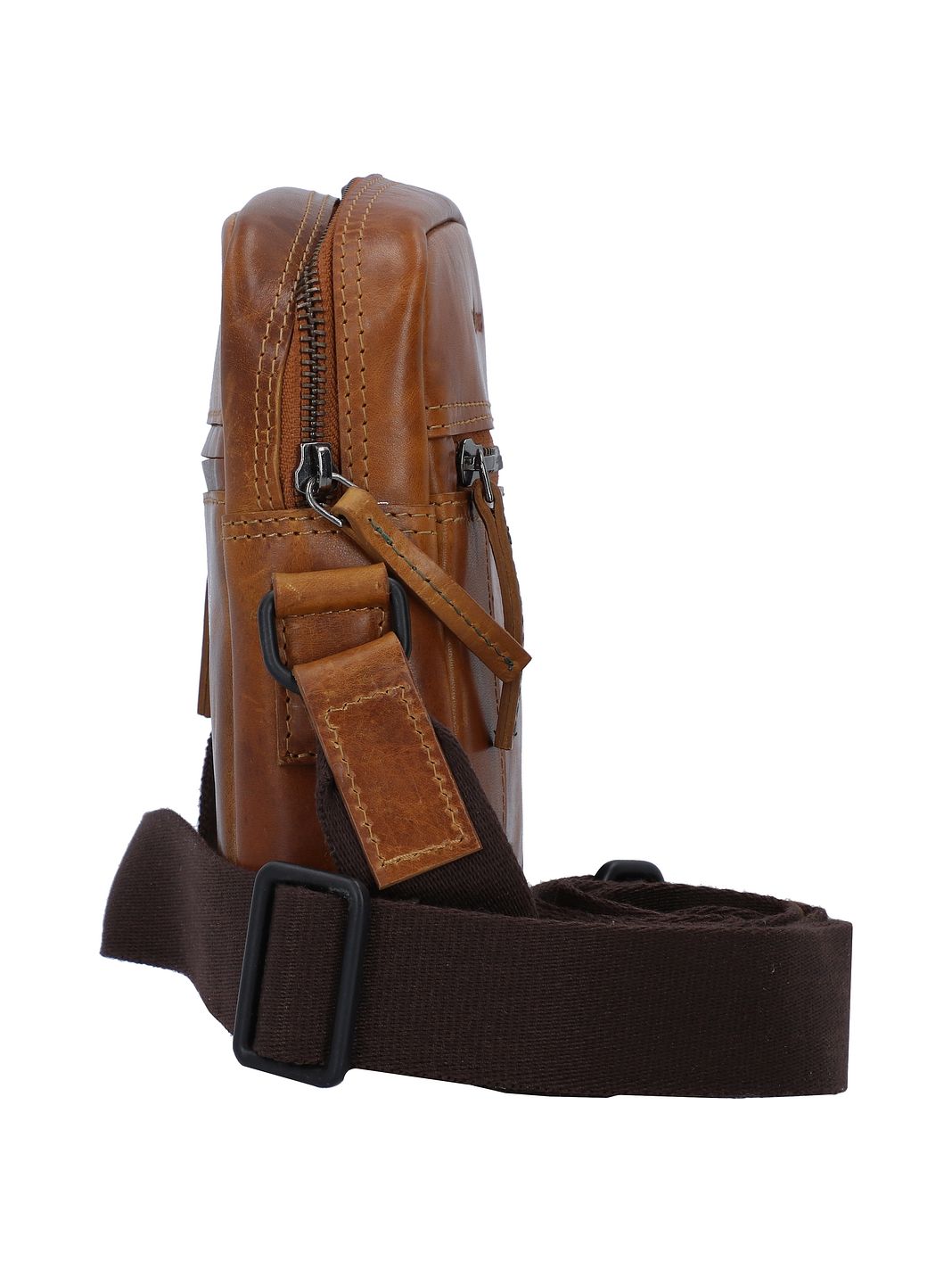 Greenburry Newport Mini bag crossbody-väska Läder 18 cm