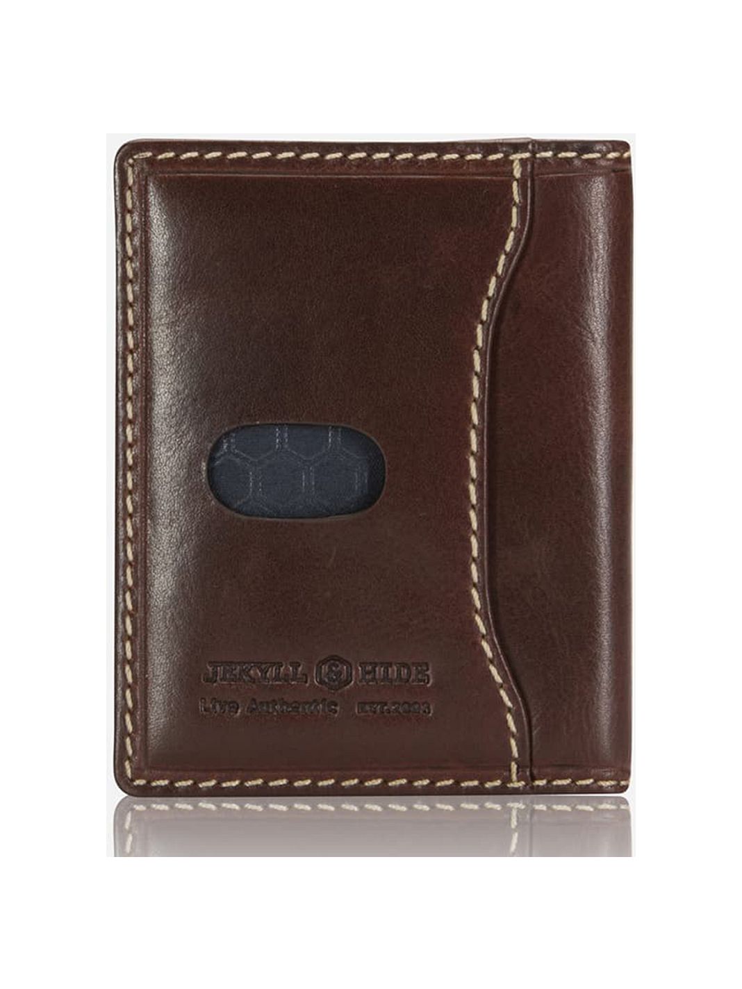 Jekyll & Hide Oxford Custodia per carta di credito Protezione RFID Vera Pelle 8.5 cm