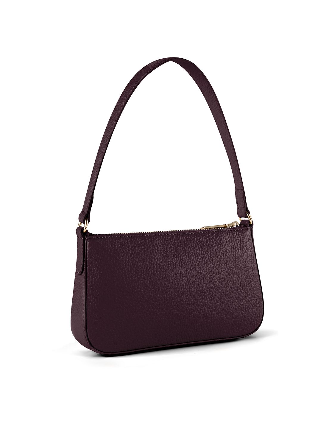 Lazarotti Bolso de hombro tipo pochette de piel de Bolonia, 22 cm Lazarotti Bolso de hombro tipo pochette de piel de Bolonia, 22 cm
