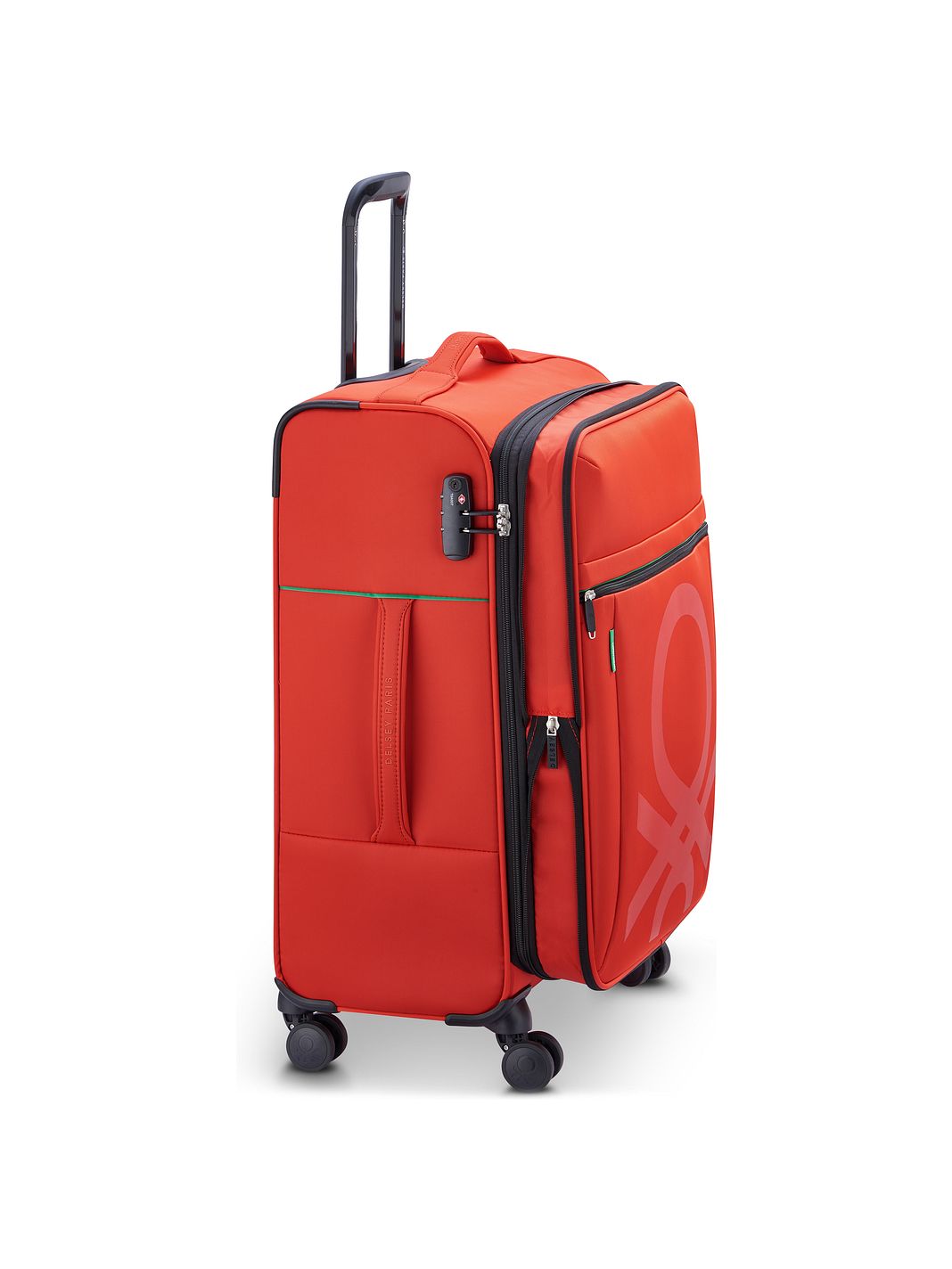 Delsey Paris Delsey Paris x United Colors of Benetton 4-hjulig Resväskeset 3-delad med expansionsveck Delsey Paris Delsey Paris x United Colors of Benetton 4-hjulig Resväskeset 3-delad med expansionsveck