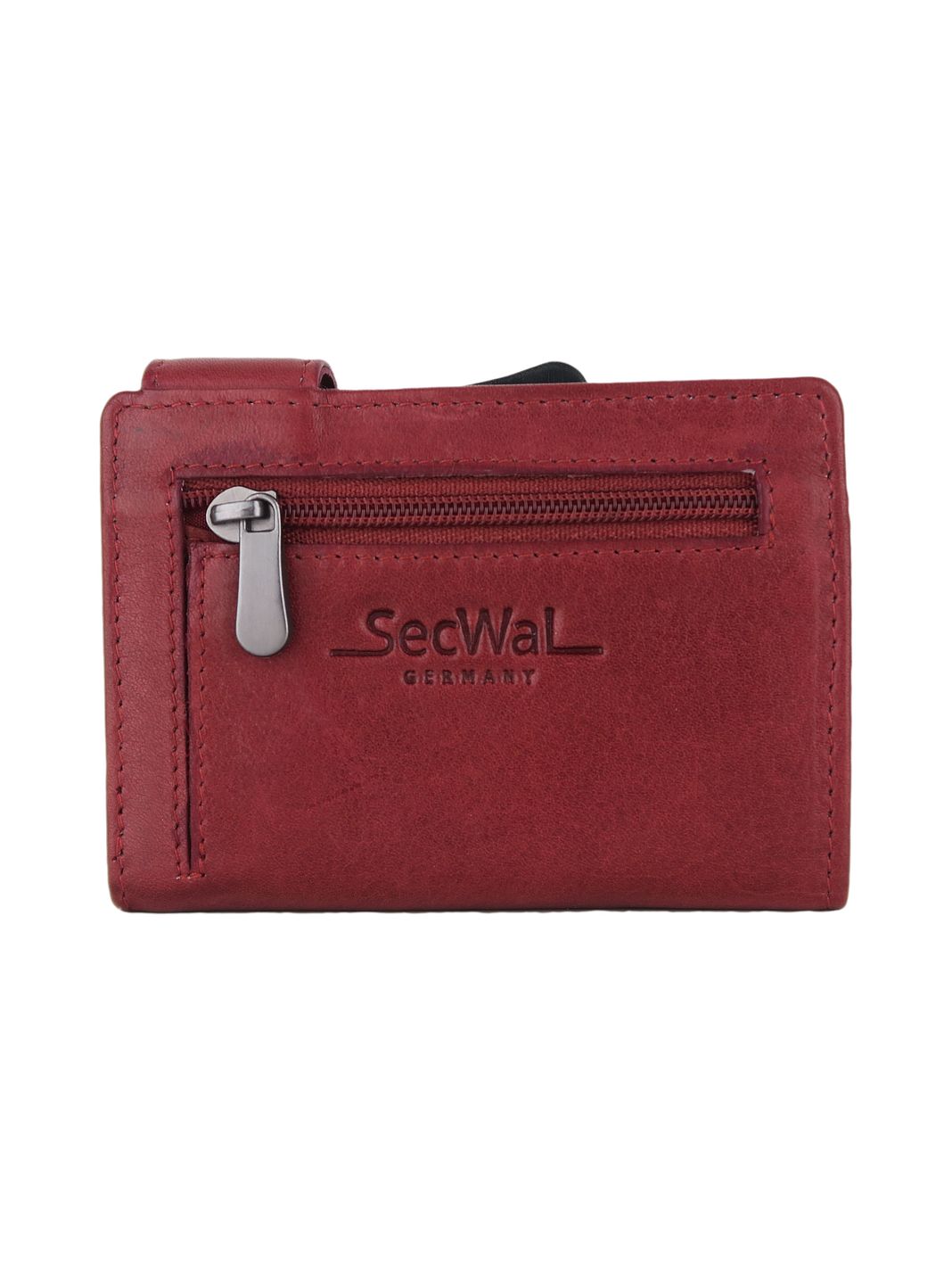 SecWal SecWal 1 Custodia per carta di credito Protezione RFID Vera Pelle 9.5 cm