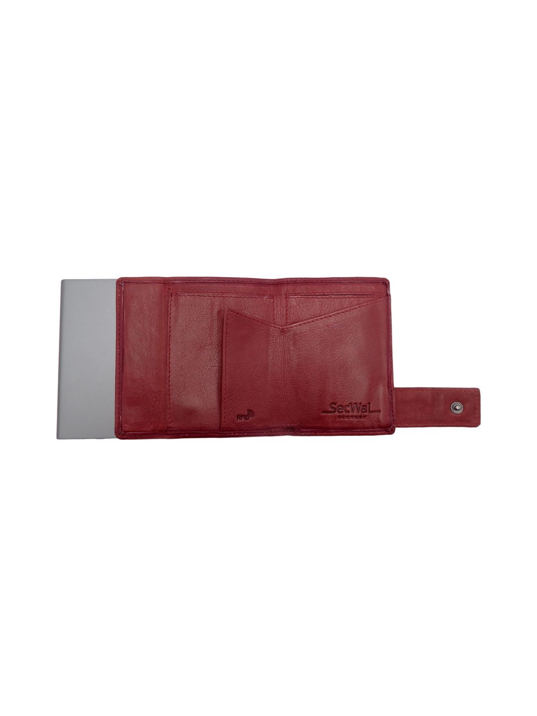 SecWal SecWal 1 Custodia per carta di credito Protezione RFID Vera Pelle 9.5 cm
