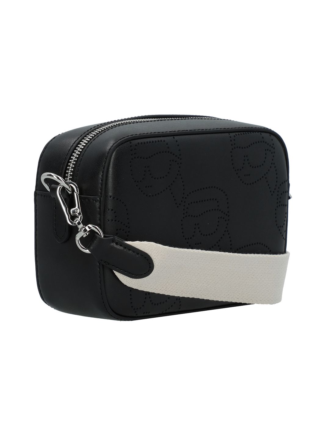 Karl Lagerfeld Ikon Borsa a tracolla Vera Pelle 22 cm Karl Lagerfeld Ikon Borsa a tracolla Vera Pelle 22 cm