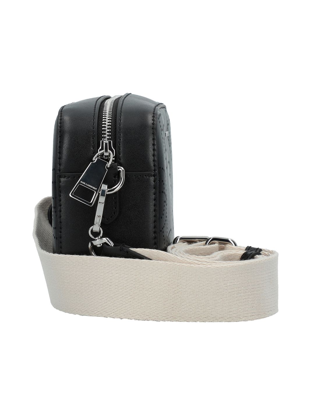 Karl Lagerfeld Ikon Borsa a tracolla Vera Pelle 22 cm Karl Lagerfeld Ikon Borsa a tracolla Vera Pelle 22 cm
