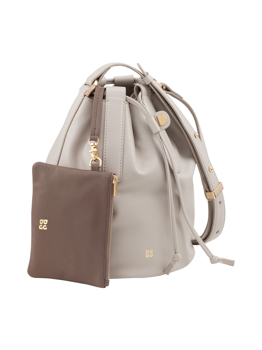 DuDu Filicudi Borsa secchiello Vera Pelle 19 cm