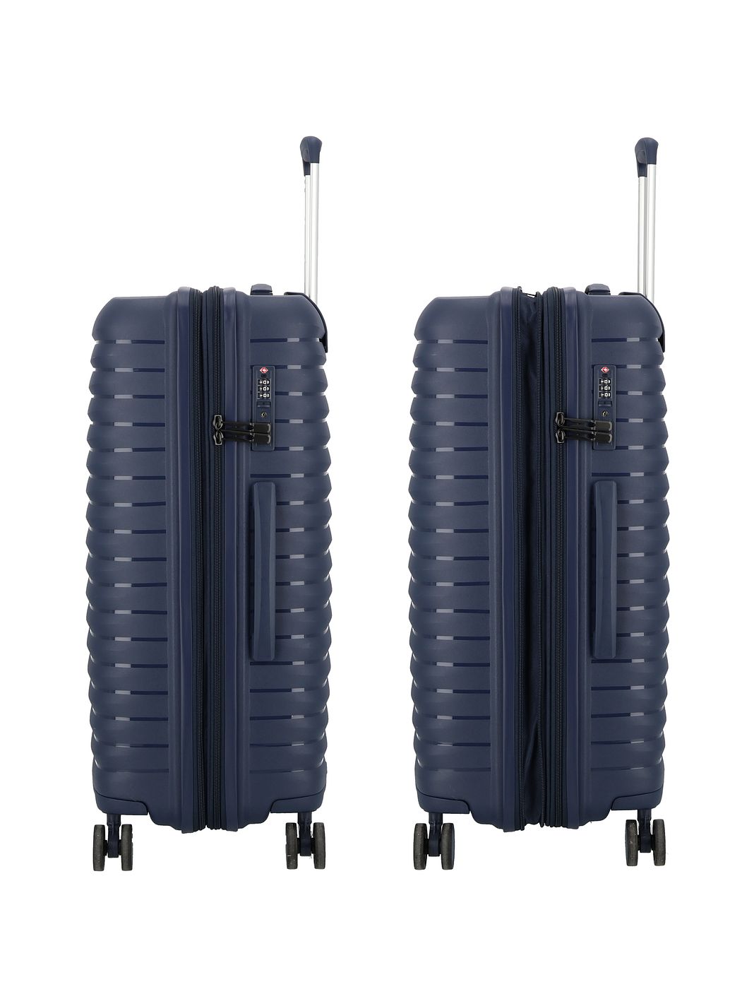 d & n Travel Line 4500 4 ruote Set di valigie 3 pezzi espandibile