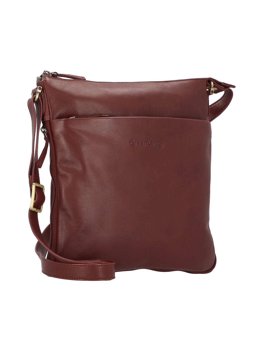 Greenland Nature Crossbody taske Læder 28 cm Greenland Nature Crossbody taske Læder 28 cm