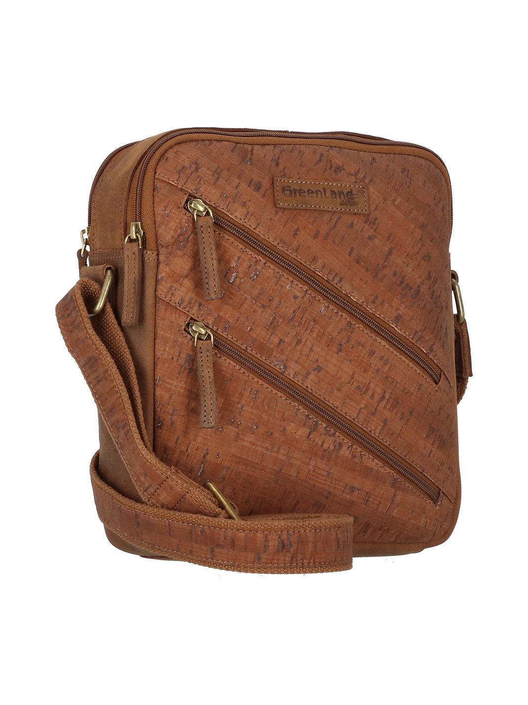 Greenland Nature Crossbody taske Læder 26 cm Greenland Nature Crossbody taske Læder 26 cm