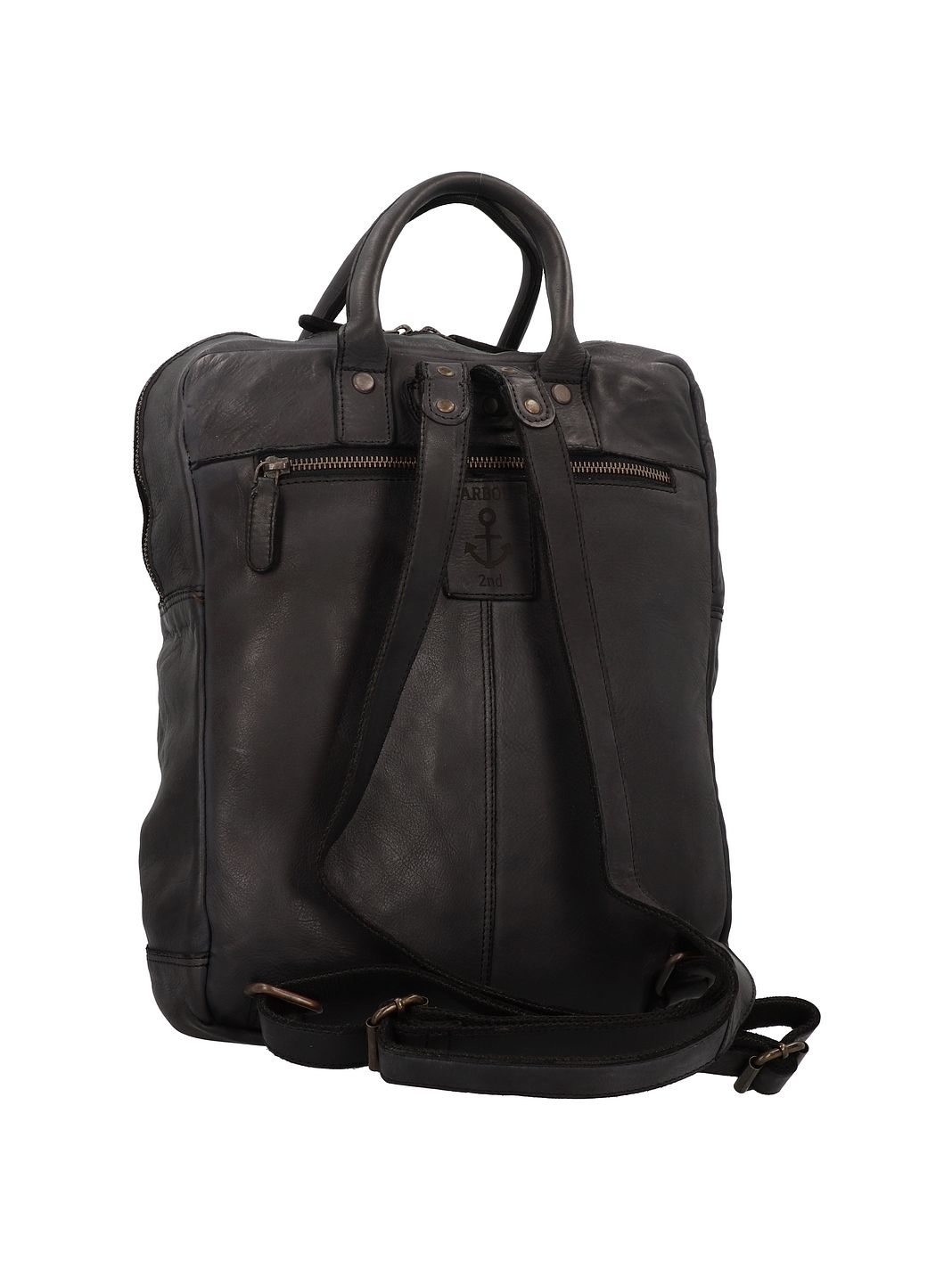 Harbour 2nd Urban Poets Devon Daypack Vera Pelle 42 cm Vano porta PC Harbour 2nd Urban Poets Devon Daypack Vera Pelle 42 cm Vano porta PC