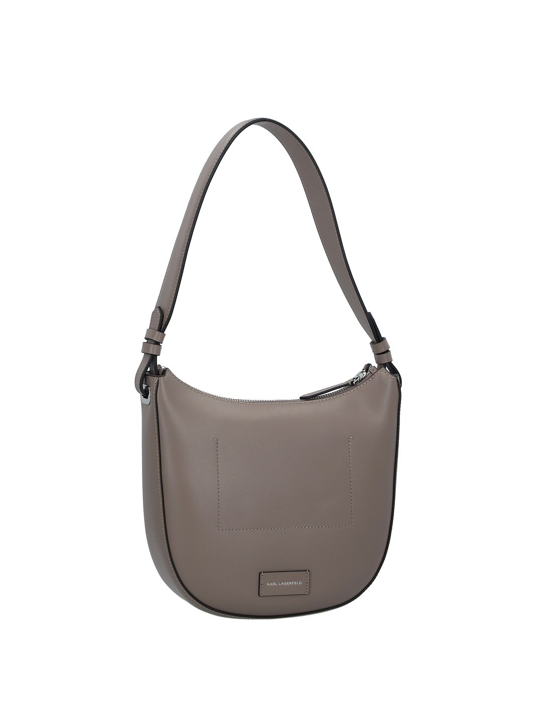 Karl Lagerfeld Circle Borsa a spalla Vera Pelle 24 cm