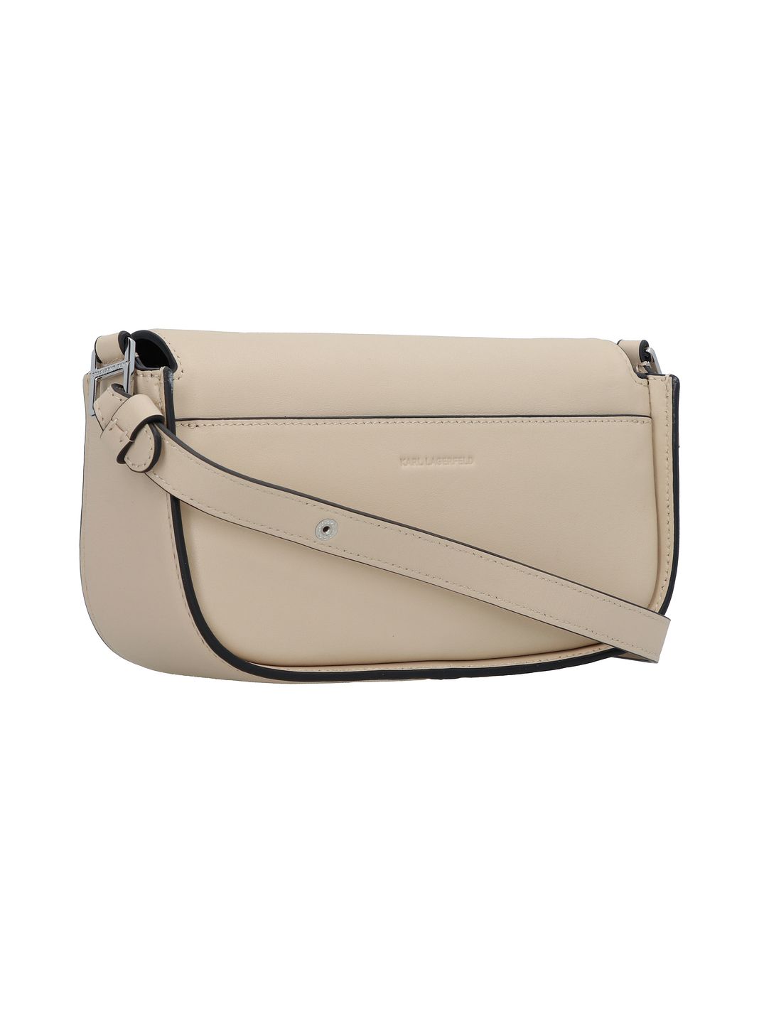 Karl Lagerfeld Signature Borsa a spalla Vera Pelle 24 cm Karl Lagerfeld Signature Borsa a spalla Vera Pelle 24 cm
