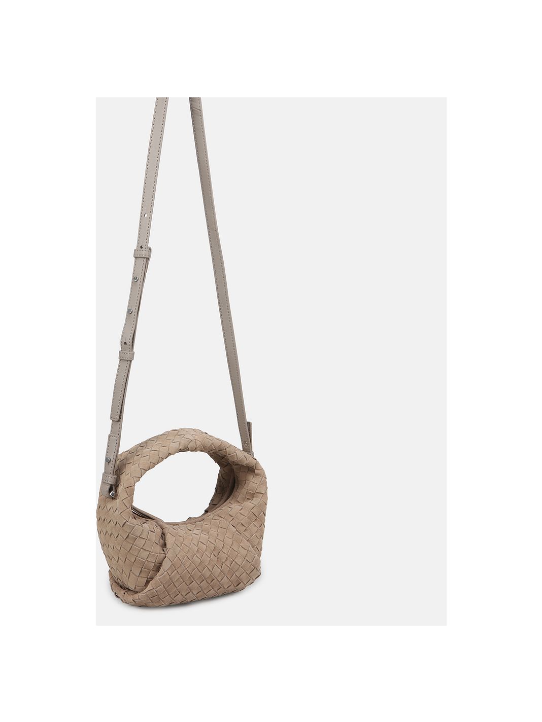 LES VISIONNAIRES Greta mini weave Borsetta Vera Pelle 20 cm LES VISIONNAIRES Greta mini weave Borsetta Vera Pelle 20 cm