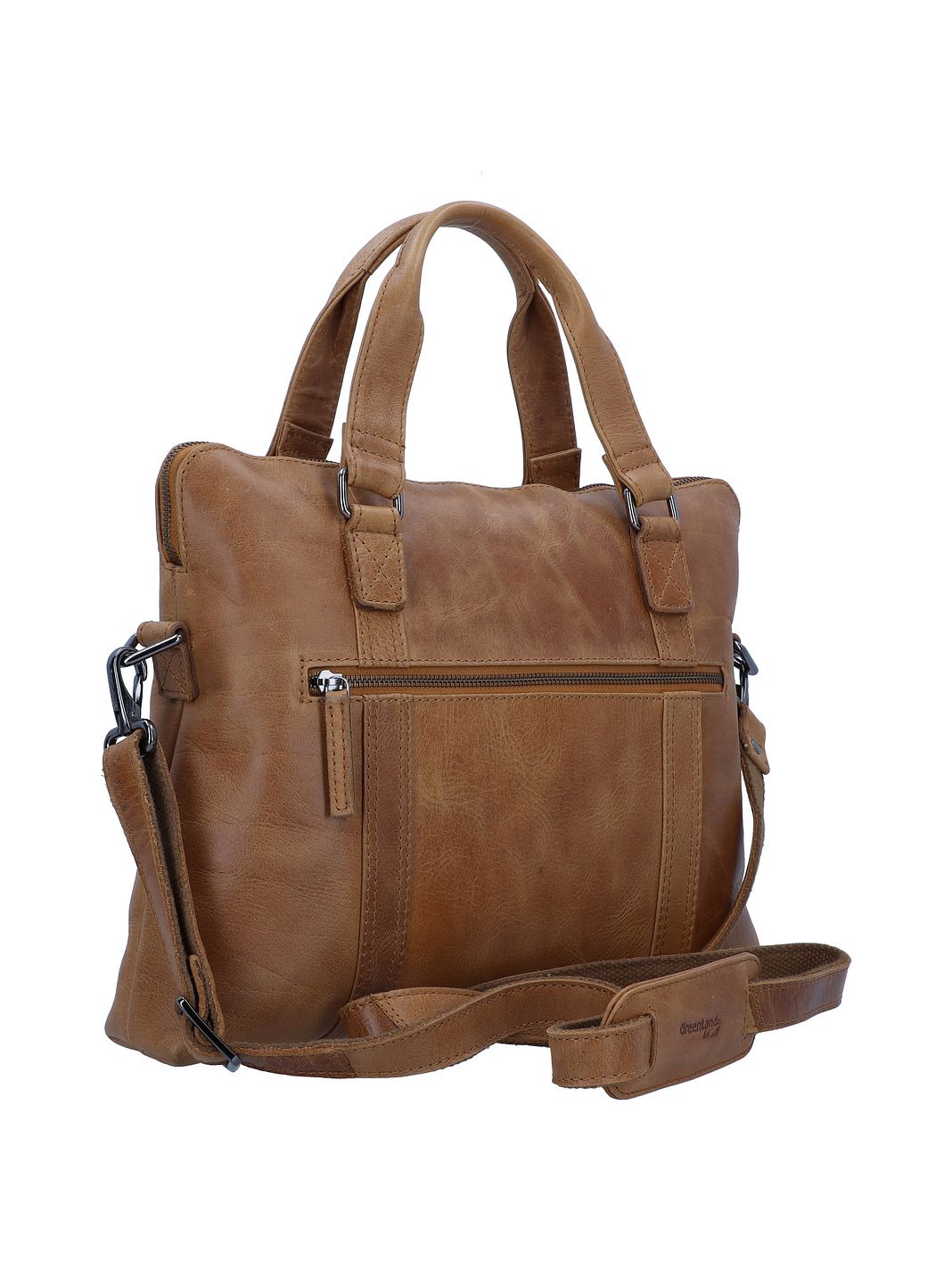 Greenland Nature Light Cartella Vera Pelle 38 cm Vano porta PC