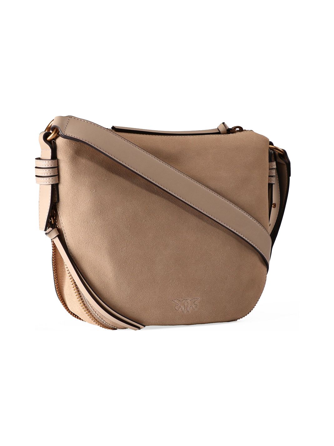 PINKO Zip Around Borsa a tracolla Vera Pelle 28 cm PINKO Zip Around Borsa a tracolla Vera Pelle 28 cm