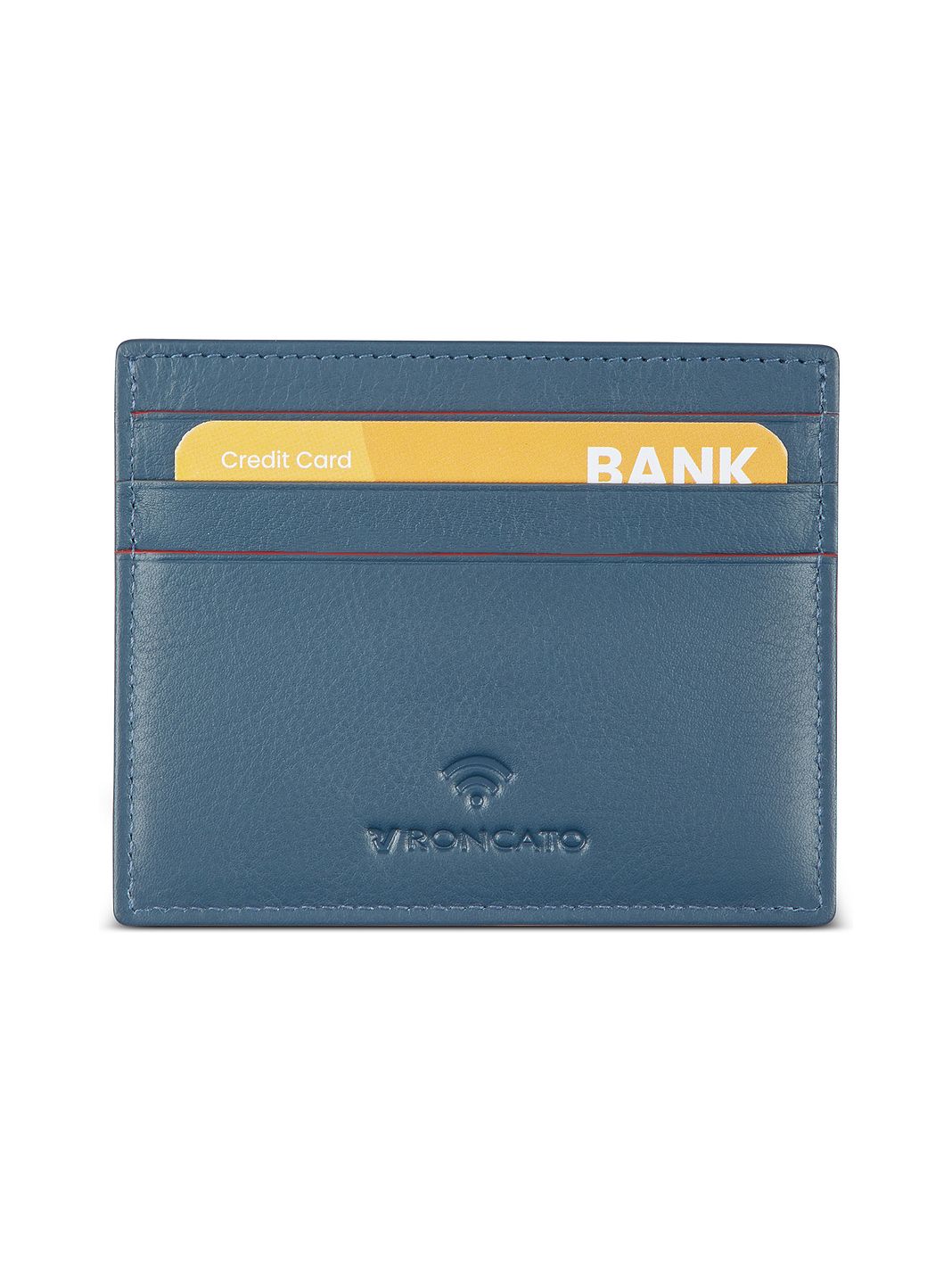 Roncato Detroit Custodia per carta di credito Protezione RFID Vera Pelle 10 cm