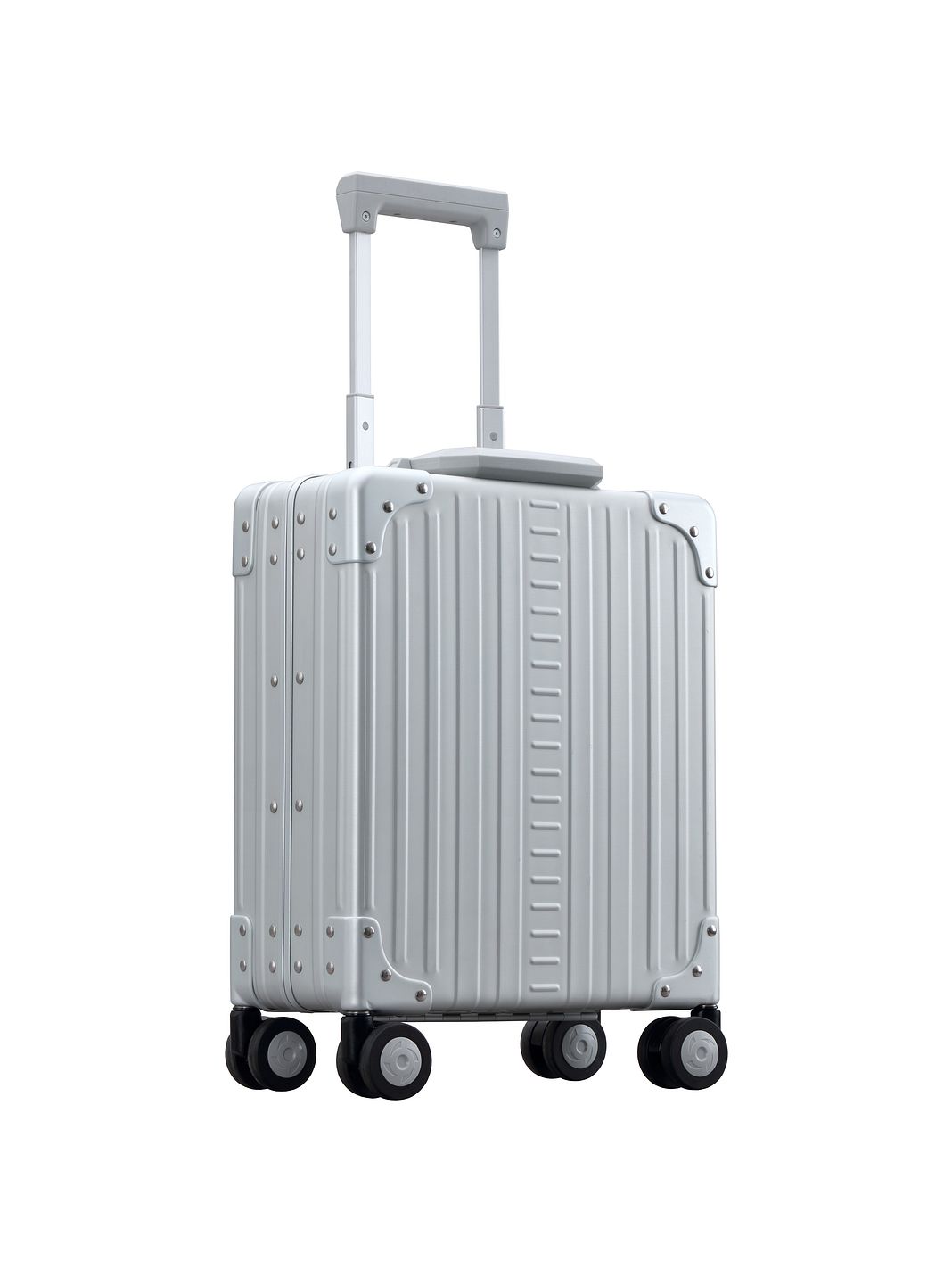 Aleon Trolley cabina Business a 4 ruote in Alluminio, 42 cm, con scomparto per laptop Aleon Trolley cabina Business a 4 ruote in Alluminio, 42 cm, con scomparto per laptop