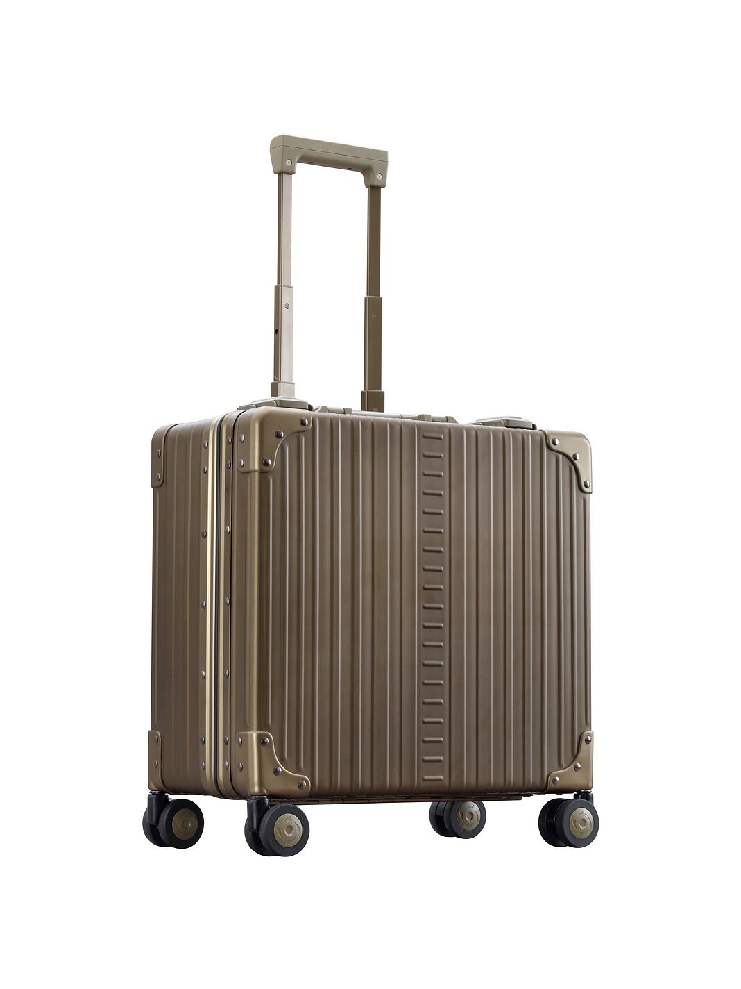 Aleon Deluxe 4-hjulet Business trolley i Aluminium, 45 cm