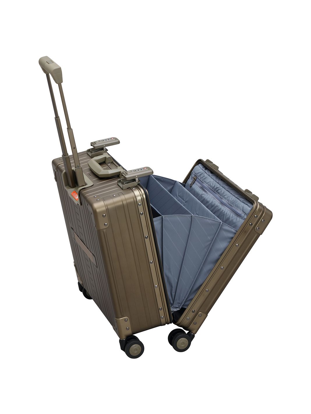 Aleon Deluxe 4-hjulet Business trolley i Aluminium, 45 cm