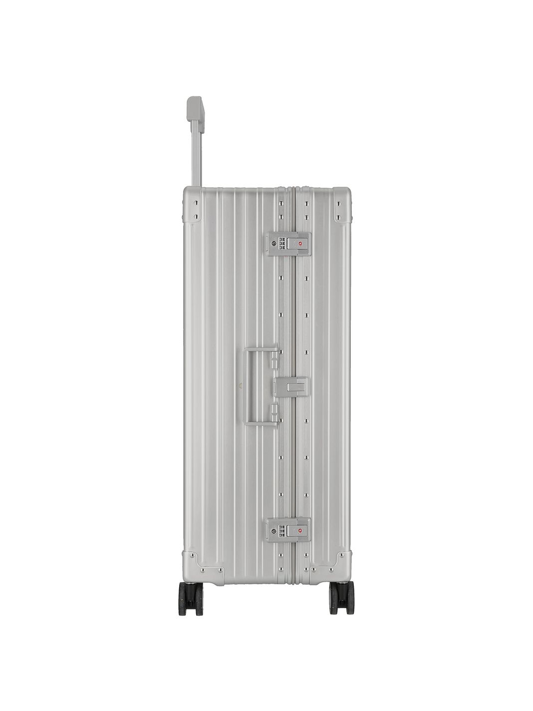 Aleon Carrello Traveler Macro a 4 ruote in alluminio da 77 cm con borsa per indumenti
