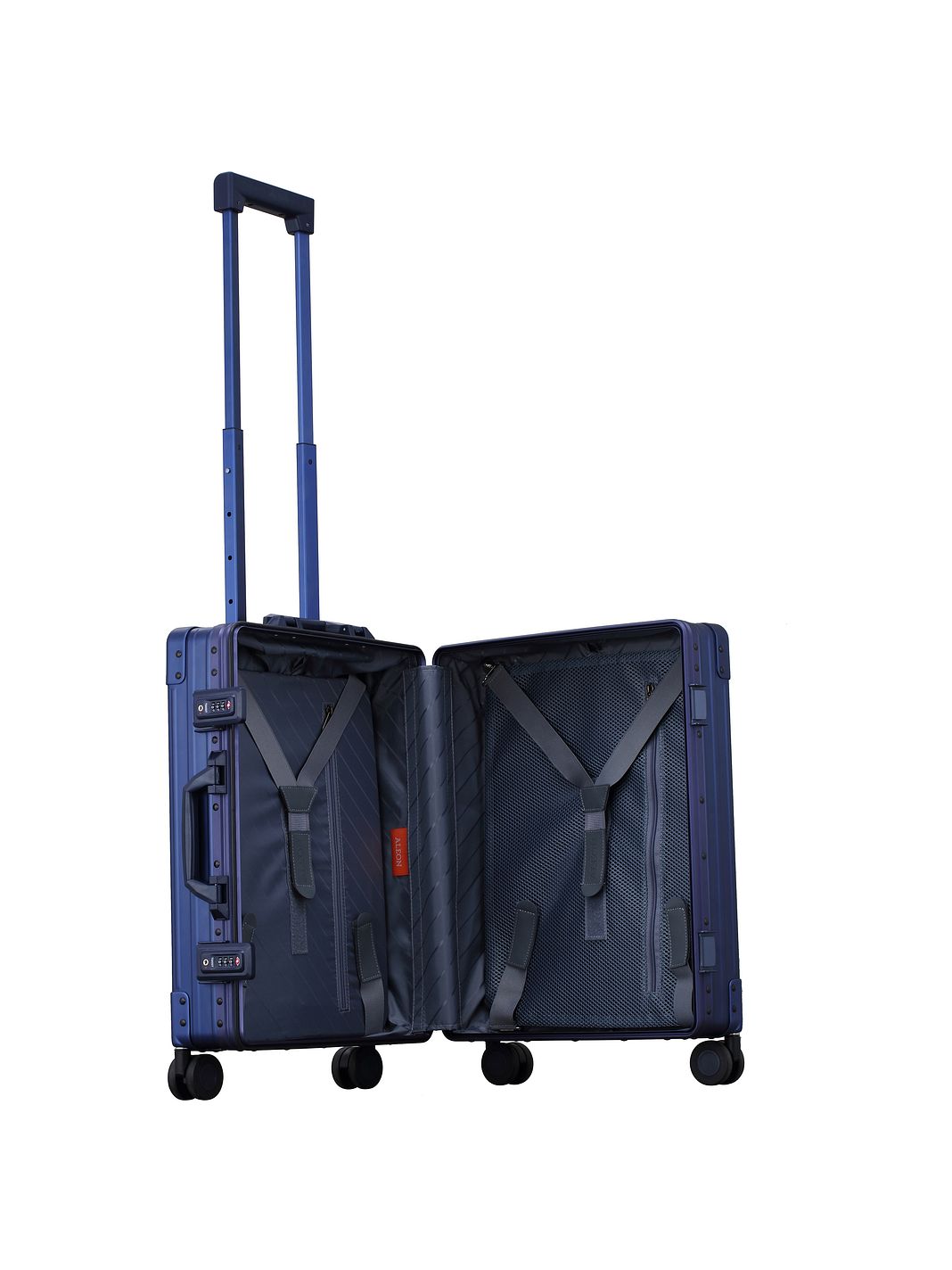 Aleon Traveler International Trolley cabina a 4 ruote in Alluminio, 55 cm Aleon Traveler International Trolley cabina a 4 ruote in Alluminio, 55 cm