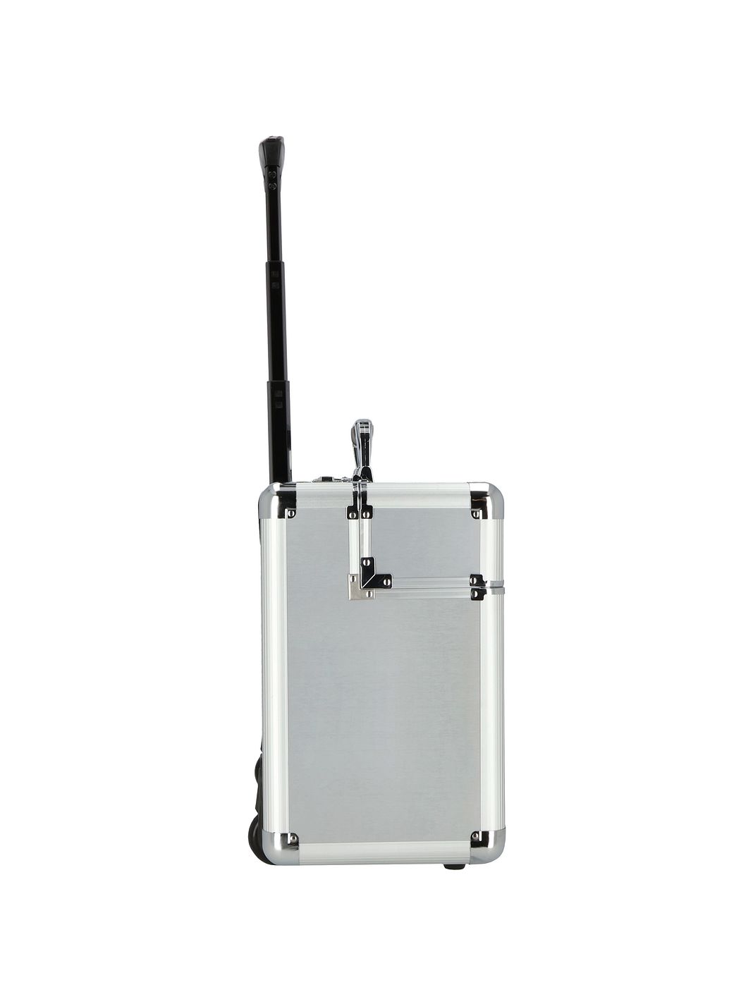 Dermata Trolley pilota a 2 ruote in alluminio, 48 cm, con scomparto per laptop Dermata Trolley pilota a 2 ruote in alluminio, 48 cm, con scomparto per laptop