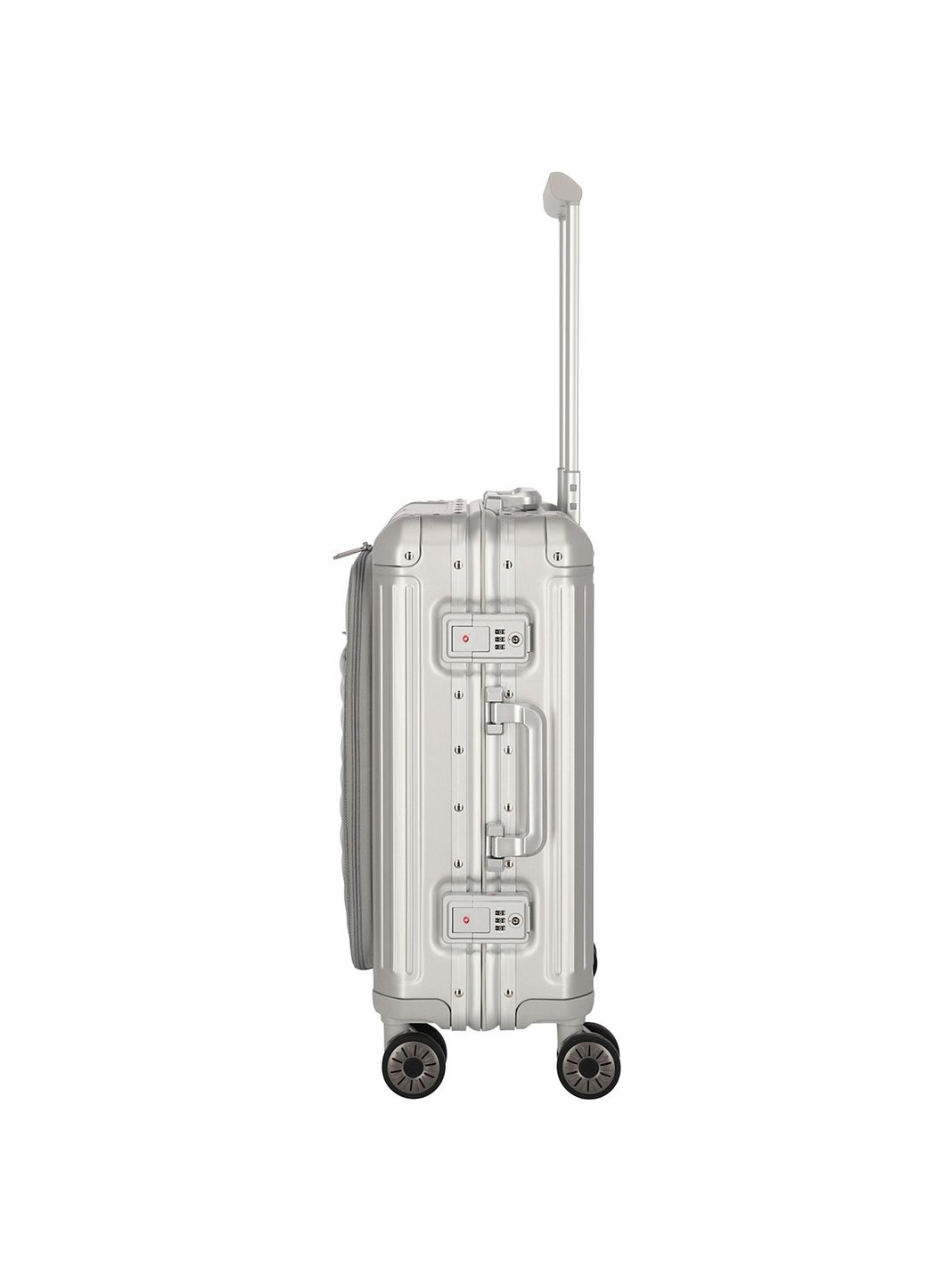 Travelite Next Trolley cabina a 4 ruote in Alluminio, 55 cm, scomparto per laptop Travelite Next Trolley cabina a 4 ruote in Alluminio, 55 cm, scomparto per laptop
