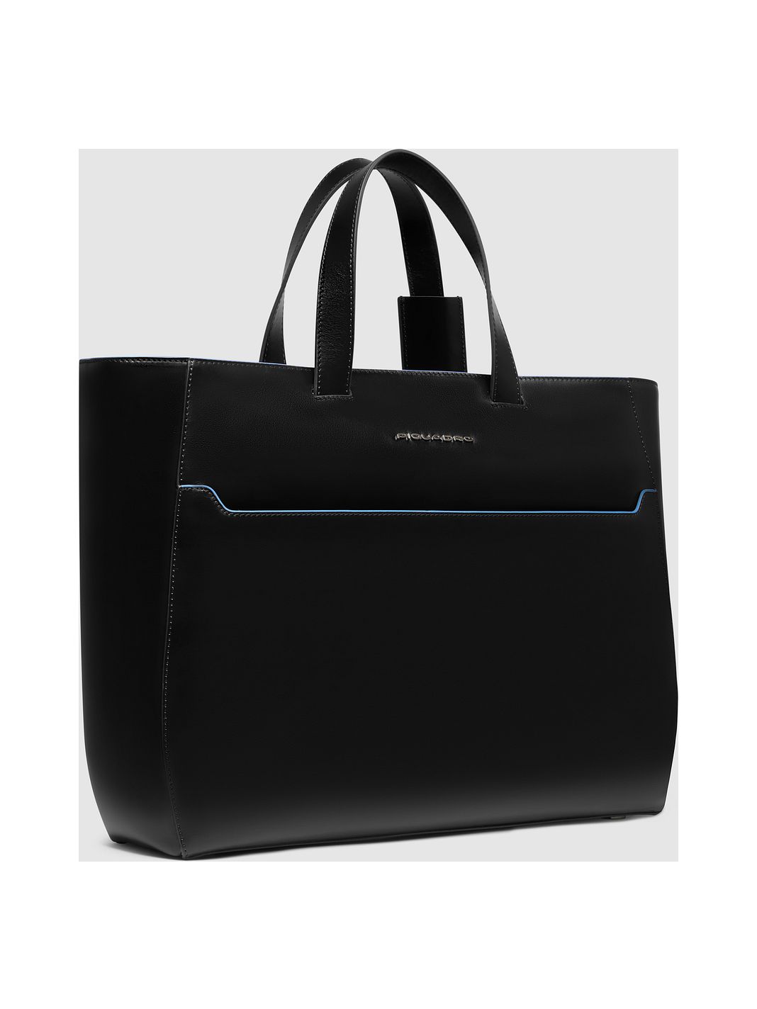 Piquadro Blue Square Shopper taske Læder 40 cm