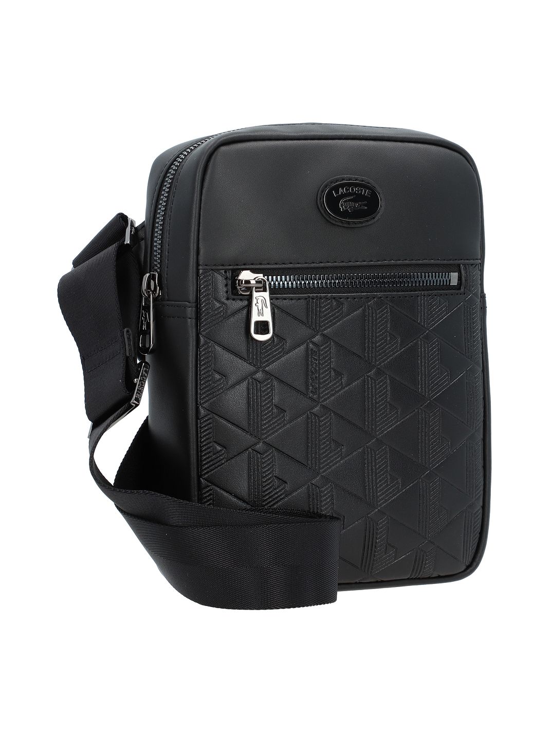 Lacoste Nomogramme Bolso bandolera Piel natural 16 cm Lacoste Nomogramme Bolso bandolera Piel natural 16 cm