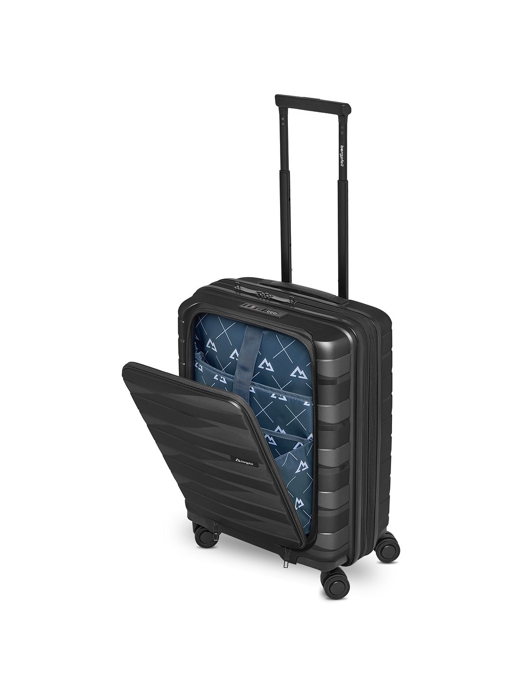 Bergpfeil Travel 4 ruedas Maleta de cabina 55 cm Compartimento para el portátil Con asa expansible Bergpfeil Travel 4 ruedas Maleta de cabina 55 cm Compartimento para el portátil Con asa expansible
