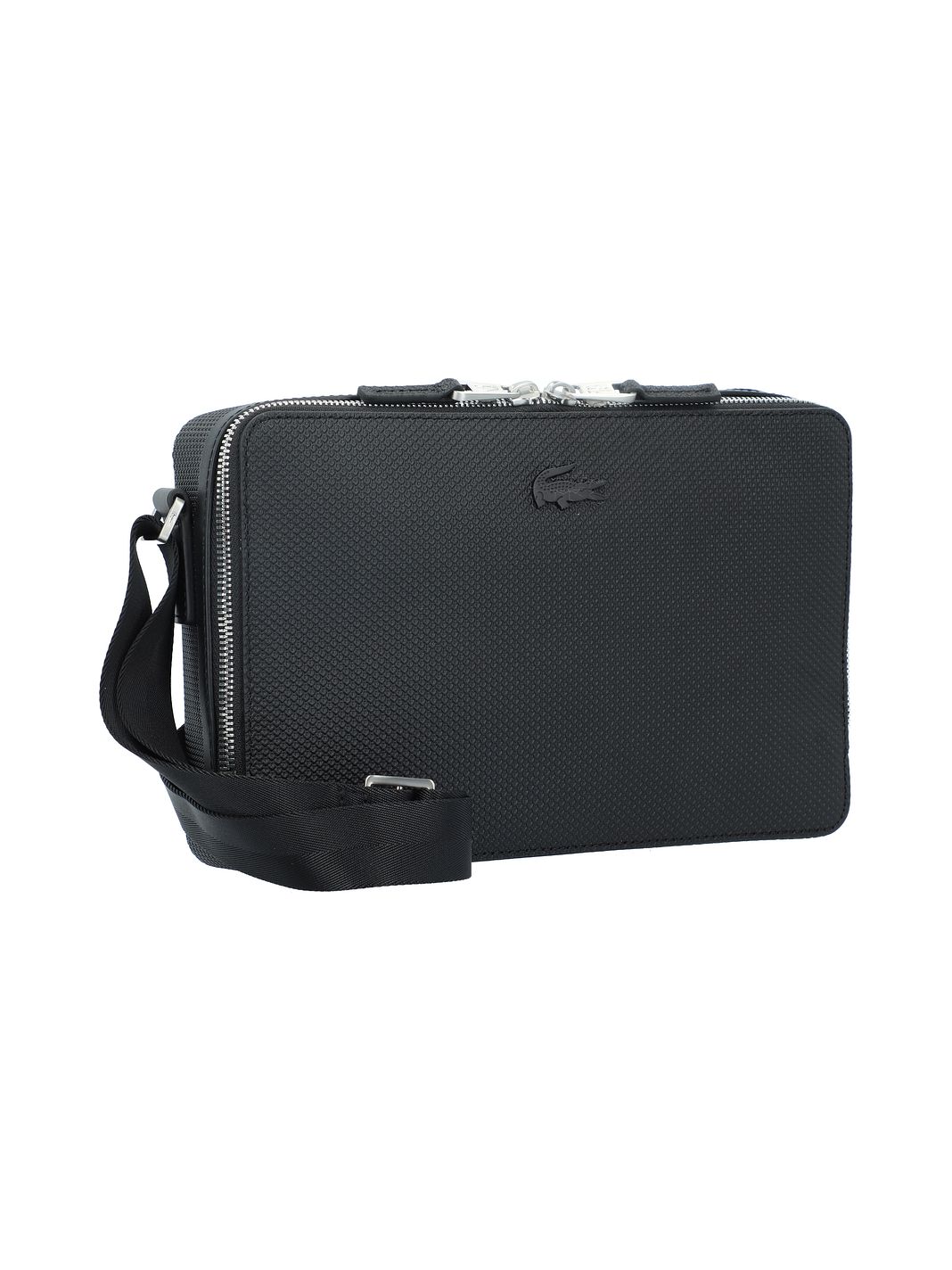 Lacoste Chantaco Crossbody taška Kůže 26 cm Lacoste Chantaco Crossbody taška Kůže 26 cm