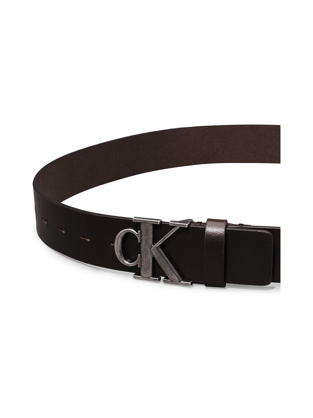 Calvin Klein Jeans Round Mono Bælte Læder