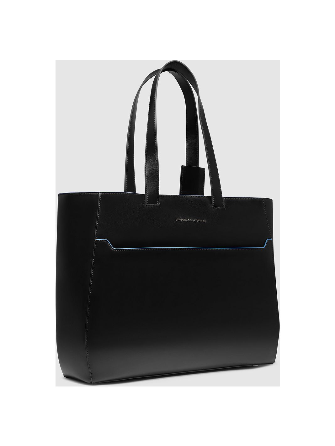 Piquadro Blue Square Tote taška Kůže 40 cm Piquadro Blue Square Tote taška Kůže 40 cm