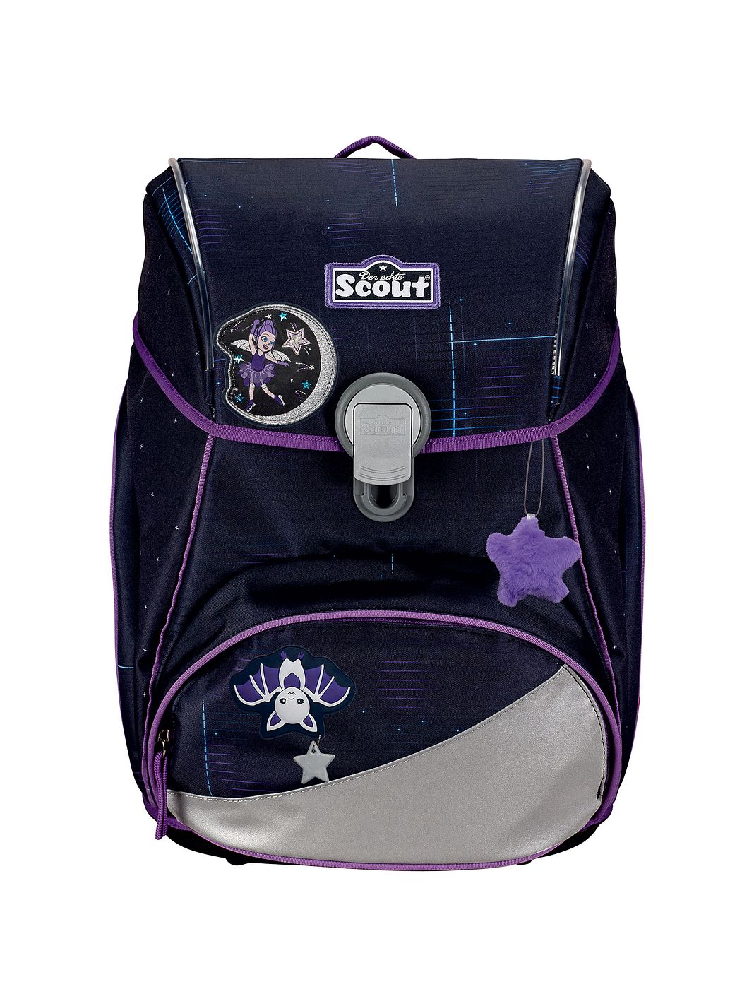 Scout Alpha Safety Light Skoletaskesæt 5-delt Scout Alpha Safety Light Skoletaskesæt 5-delt