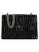 Seidenfelt croco print black