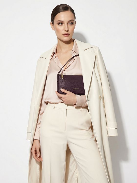 Lazarotti Bologna Leather Pochette taška přes rameno kůže 22 cm