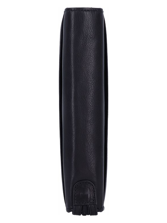 Greenland Nature Sort nappa ringpung i læder 19 cm