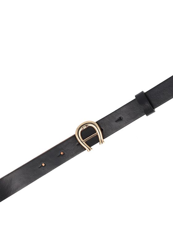 AIGNER Logo-bælte i læder AIGNER Logo-bælte i læder