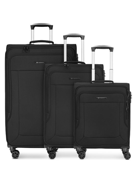 Franky Melbourne 3.0 4-hjulet kuffertsæt, 3-delt, med stretchfoldning