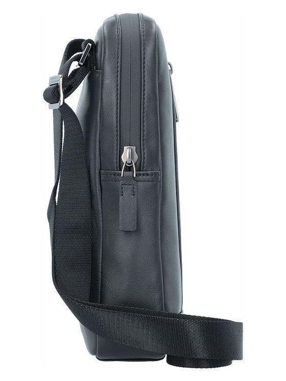 Piquadro Urban skuldertaske i læder 21 cm