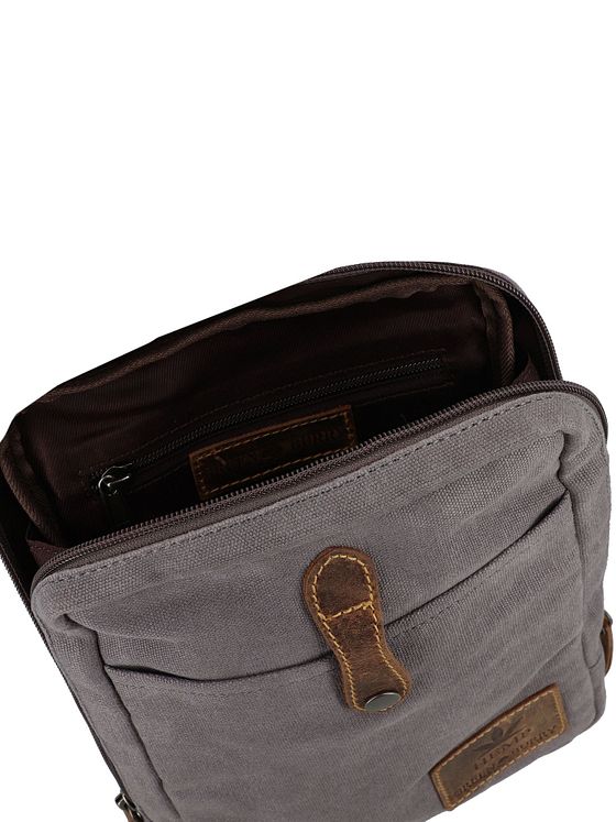 Greenburry Vintage skuldertaske i hamp 19 cm