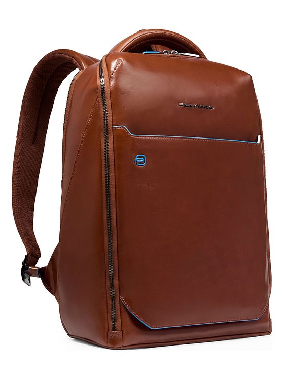 Piquadro Blue Square Daypack RFID-beskyttelse Læder 39 cm Laptoprum