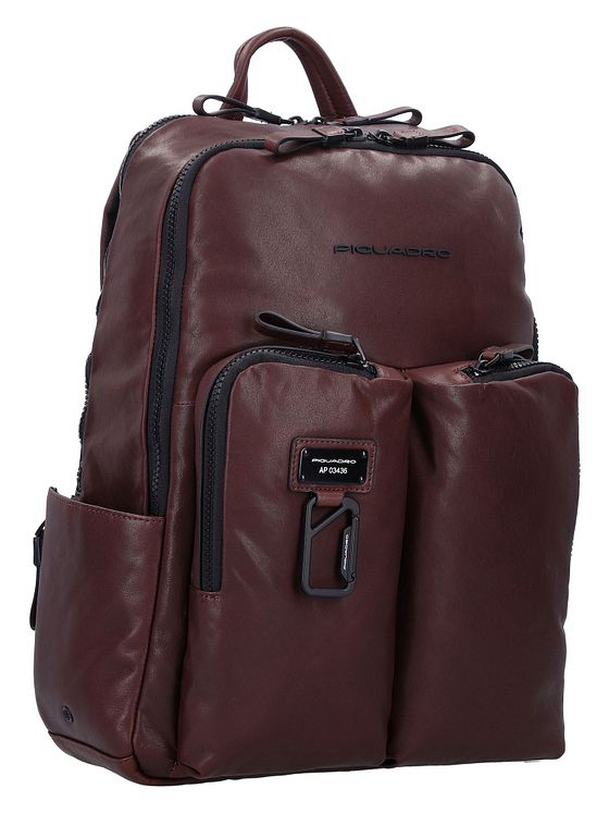 Piquadro Harper-rygsæk RFID-læder 40 cm rum til bærbar computer Piquadro Harper-rygsæk RFID-læder 40 cm rum til bærbar computer