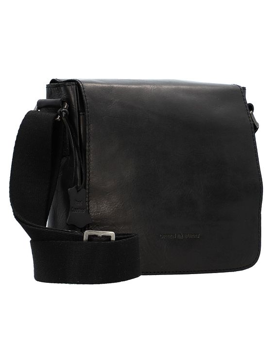 Greenburry Pure Black Skuldertaske Læder 20 cm Greenburry Pure Black Skuldertaske Læder 20 cm