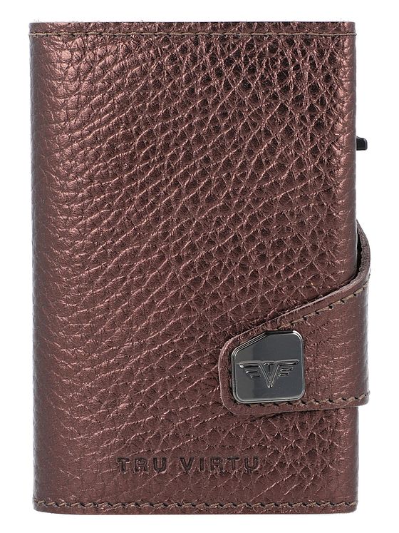 Tru Virtu Click & Slide kreditkortholder RFID læder 6,5 cm