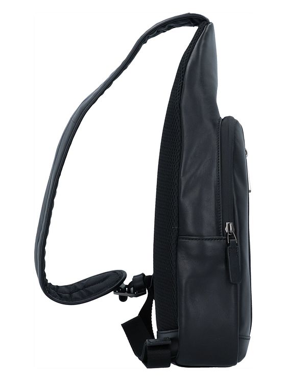 Piquadro Urban skuldertaske i læder 39 cm