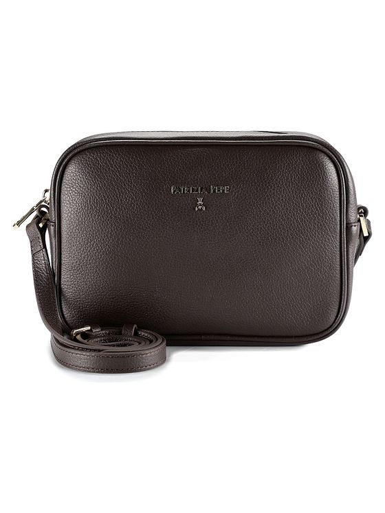 Patrizia Pepe Fly skuldertaske i læder 24 cm Patrizia Pepe Fly skuldertaske i læder 24 cm